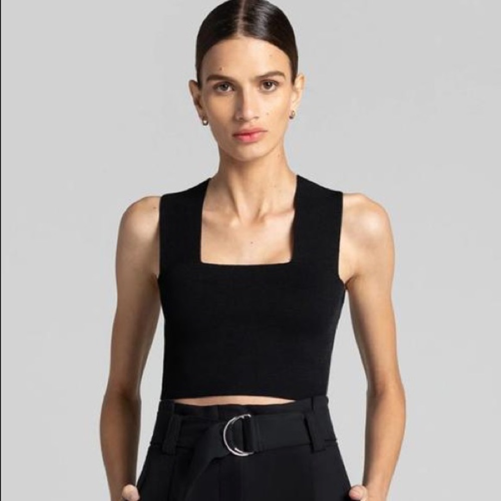 A.L.C Ali - Black Crop Top